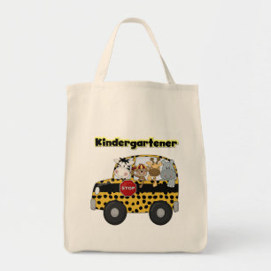 Tote Bag Kindergartener d'animaux de zoo