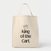 Tote Bag King of the Cart Moderne de l'épicerie (Devant)