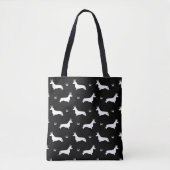 Tote Bag King Short Hair Dachshund - motif 2 (Devant)