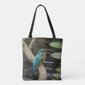 Tote Bag Kingfisher Bird (Dos)