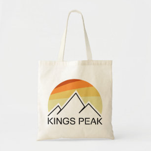 Tote Bag Kings Peak Utah Retro