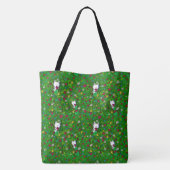 Tote Bag KiniArt Garden Westies All-Over Print (Dos)