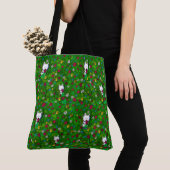 Tote Bag KiniArt Garden Westies All-Over Print (De près)