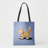 Tote Bag KiniArt Tabby Kitty Chat (Devant)
