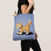 Tote Bag KiniArt Tabby Kitty Chat (De près)