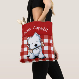 Tote Bag KiniArt Westie Terrier Fourre-tout