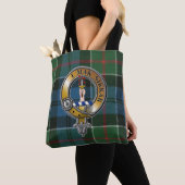 Tote Bag Kirkpatrick Tartan & Badge (De près)