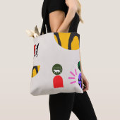 Tote Bag Kismet abstrait (De près)