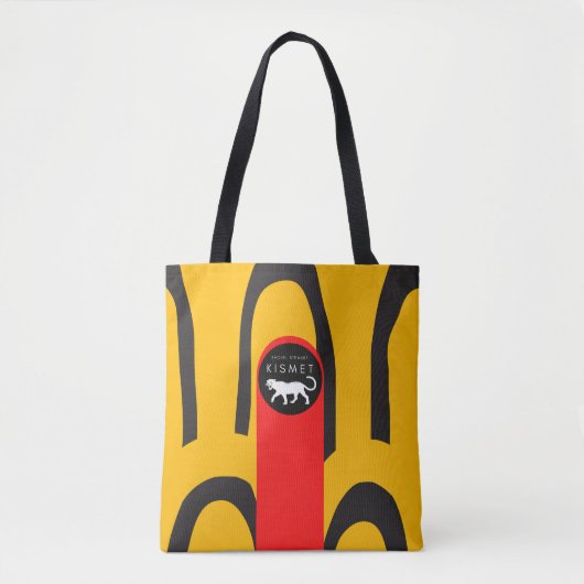 Tote Bag Kismet jaune (Devant)