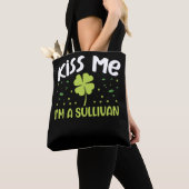 Tote Bag Kiss Me I'm A Sullivan - Nom Sullivan (De près)