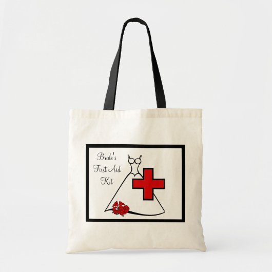 Tote Bag Kit des premiers secours de la jeune mariée (Devant)