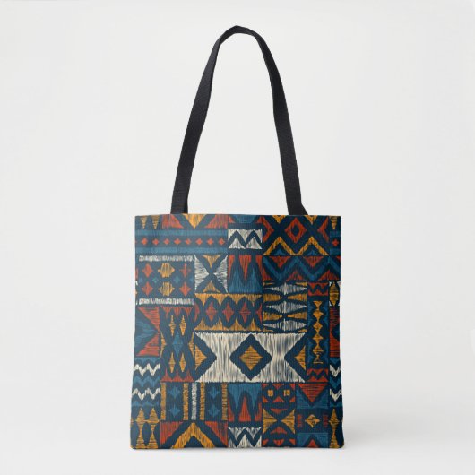 Tote Bag Kitengue Ankara chitenge Pattern Africa (Devant)