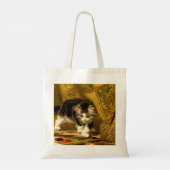 Tote Bag Kitten avec peinture et brosses (Dos)