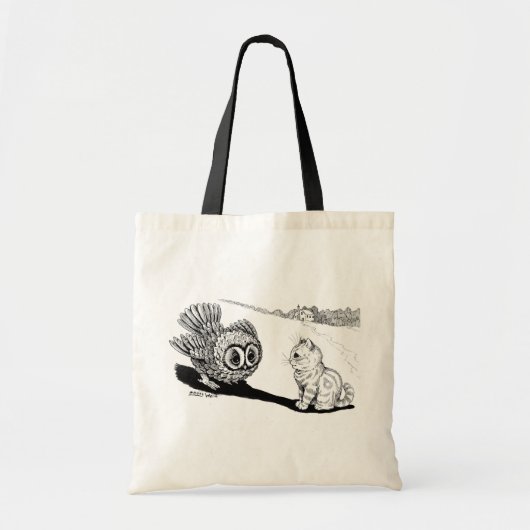 Tote Bag Kitten et Owl, Louis Wain (Devant)