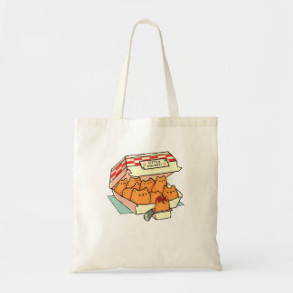 Tote Bag Kitten Nuggets Fast Food Chat