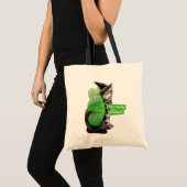 Tote Bag Kitten Witch Fairy (Devant (produit))