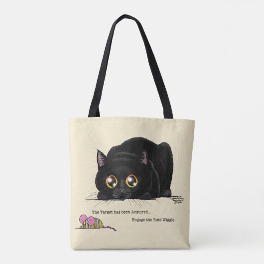 Tote Bag Kitty Butt-Wiggle (Dos)