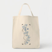 Tote Bag Kitty dans l'Ivy (Devant)