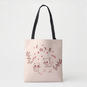Tote Bag Kitty en amour (Devant)
