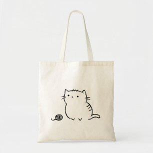 Tote Bag Kitty et fil