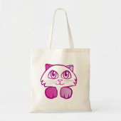 Tote Bag Kitty pourpre (Devant)