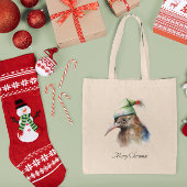 Tote Bag Kiwi de Noël cosy, coutume