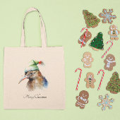 Tote Bag Kiwi de Noël cosy, coutume