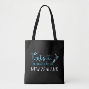 TOTE BAG KIWI DÉPLACE EN NOUVELLE-ZÉLANDE PAUA