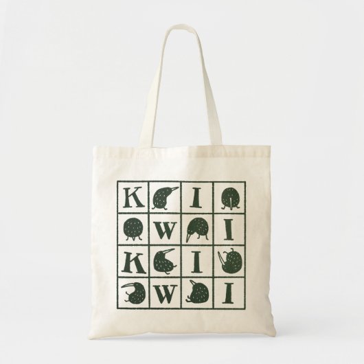 Tote Bag Kiwi in the matrix (Devant)