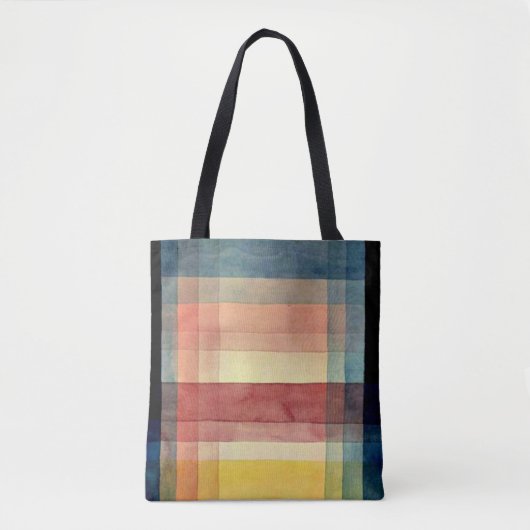Tote Bag Klee - Architecture de la Plaine grand (Devant)