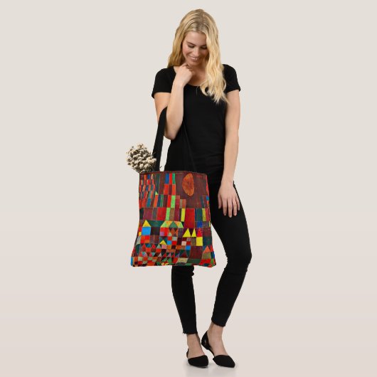 Tote Bag Klee - Château et Soleil (Sur le modèle)