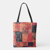 Tote Bag Klee - Configuration, art abstrait. (Dos)