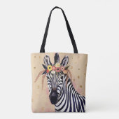 Tote Bag Klimt Zebra | Orné De Fleurs (Dos)