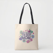 Tote Bag Knit-erally la meilleure maman (Devant)