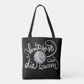 Tote Bag Knit fast die chaud (Dos)
