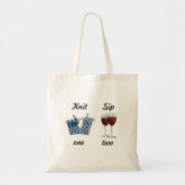 Tote Bag Knit un, sip deux (Devant)