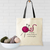Tote Bag Knitting Bag, for all knitting enthusiast