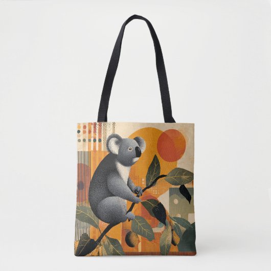Tote Bag Koala assis dans un arbre (Devant)