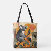 Tote Bag Koala assis dans un arbre (Dos)