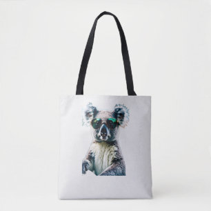 Tote Bag Koala Cool dans un Jeep avec des Lunettes de Solei