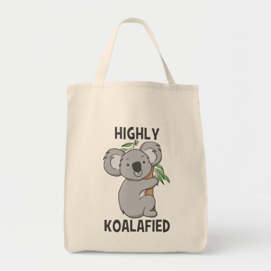 Tote Bag Koala Cute hautement Koalafied (Devant)
