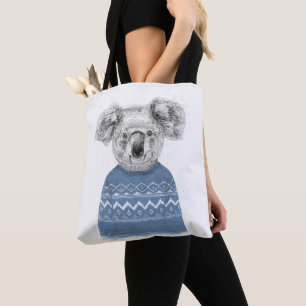 Tote Bag Koala d'hiver