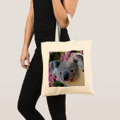 Tote Bag Koala et orchidées (Devant (produit))