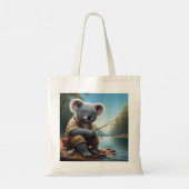 Tote Bag Koala Fishing (Dos)