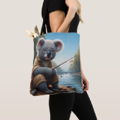 Tote Bag Koala Fishing (De près)