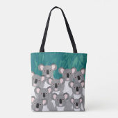 Tote Bag Koalas Allover Fourre-tout (Dos)