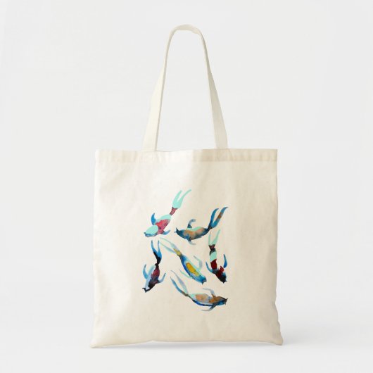 Tote Bag Koi aquarelle (Devant)