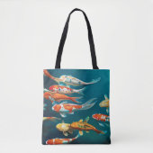 Tote Bag Koi Ballet - (Devant)