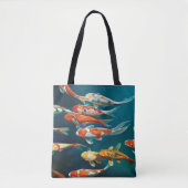Tote Bag Koi Ballet - (Devant)