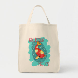 Tote Bag Koi Me Apporte Joy Amour Poisson Amour Epic Moto